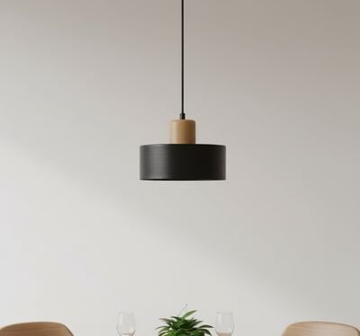 Emibig Torin 1-osainen riippuvalaisin musta